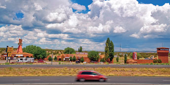 The Fort Courage Tradinng Post in Houck is a landmark Route 66 tourist attraction. &copy; 2011 Gallup Independent / Cable Hoover 